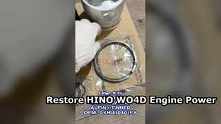 IZUMI 日野 WO4D 用エンジンシリンダーライナーキット LKHI410401FA