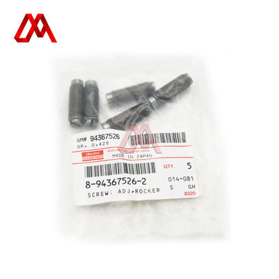 IZUMI ISUZU Valve Adjusting Screws 8-94367526-2 8943675262 for 4HK1 6HK1 Engines