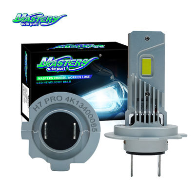 マスターズ V04-H7pro 72W 7600LM 6000K 3570 チップス 上級航空 アルミニウム LEDヘッドライト 電球
