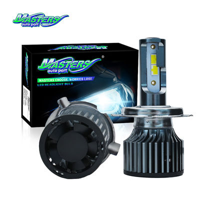 マスター X40 80W 8000LM 6000K 4060 チップ H4/H7 LEDヘッドライト