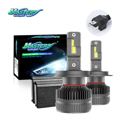 マスターズA9 300W 22000lm 6500K 4575 CSPチップ シングルヒートパイプ LEDヘッドライト電球